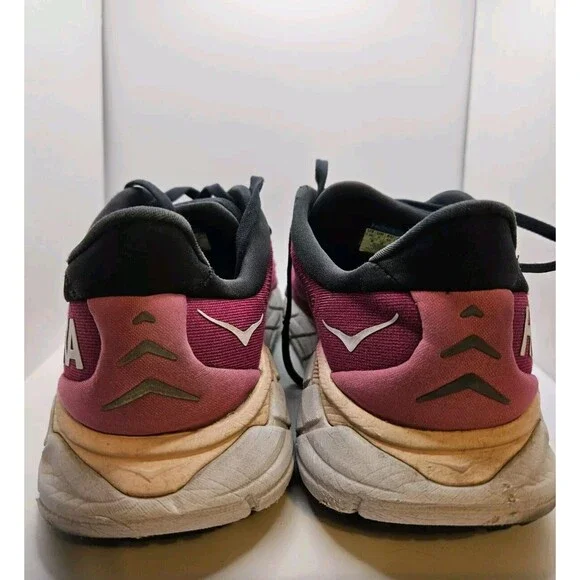 HOKA One Arahi 6 Women 9.5 B Fuchsia Ibis Rose Running Shoes Athletic Sneakers - Picture 2 of 6